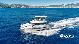 Aquila 44 Power Catamaran Life at Sea [upl. by Viglione]