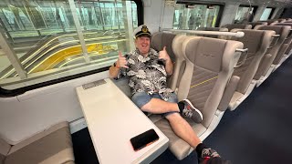 Taking The Brightline Train ToFrom The Airport Before Or After Your Cruise brightline mia fll [upl. by Agni]