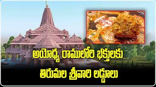 Ayodhya Ram Mandir To Receive 100000 Tirupati Ladoos  Samayam Telugu [upl. by Amej]