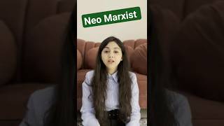 Neo Marxist  Neo Marxist Theory  Neerja Mamenglishliterature ugcnet neomarxist theory shorts [upl. by Ativet]