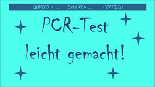 Video mit einer Anleitung für die PCRTestung bei ALLES GURGELT [upl. by Clarey851]