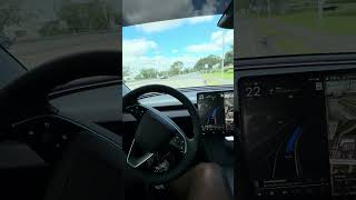 2025 Tesla Model 3 FSD Full self driving 👍🏽￼ [upl. by Zimmer]