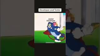 Developer vs tester normal conversation coding codecombat softwareengineer production tester [upl. by Collin]