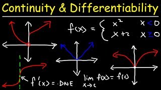 Continuity and Differentiability [upl. by Manus]