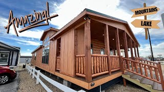 ONE OF A KIND prefab housecabin ft a VERY special guest Mobile Home Tour [upl. by Tibold]