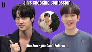 BTS’s Jin is a Huge Fanboy of Kim Soo Hyun Shocking Fan Meeting Moment Revealed [upl. by Aisetra13]