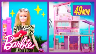 ¡BARBIE DREAMHOUSE ESPECIAL MEJORES MOMENTOS 🌈  Barbie en Español Latino [upl. by Tur]