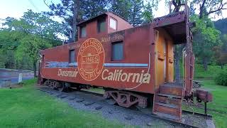 Dunsmuir California Souther Pacific Rail Lines Caboose [upl. by Aronaele170]