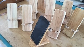 16 HNO  Fiz suportes para celular  I made cell phone holders [upl. by Dnarud]