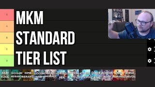 MKM Standard Deck Tier List  Magic the Gathering  Mtg [upl. by Aser]