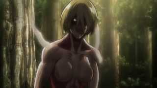 【進撃の巨人】Shingeki no Kyojin HD EPISODE 21  Petra Death amp Eren Titan Transformation vs Female Titan [upl. by Clarie]