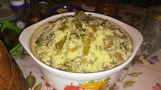 Cuisine melissa kahina Mesfouf les feves مطبخ ميليسا كهينا مسفوف الفول [upl. by Annibo143]