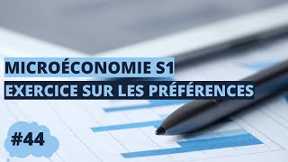 Exercice sur les préférences  microéconomie S1 [upl. by Middleton]