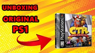 CRASH TEAM RACING UNBOXING ORIGINAL DE PS1  GAME PLAY TESTE [upl. by Castara776]