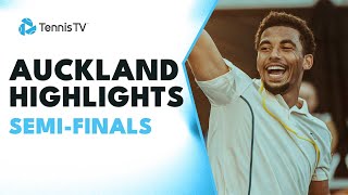 Shelton Battles Daniel Fils Faces Tabilo  Auckland 2024 SemiFinal Highlights [upl. by Assin]