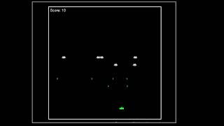 Space Invaders Demo in Python [upl. by Natividad104]