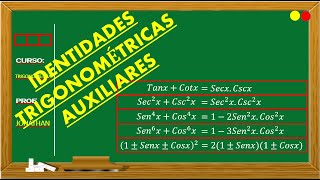 IDENTIDADES TRIGONOMÉTRICAS AUXILIARES4TO SEC [upl. by Naillig]