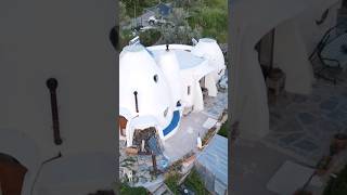 Süperkerpiç  Superadobe drone shorts viral earth [upl. by Yenttirb]