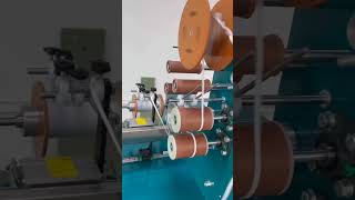 narrow ribbon and elastic tape reel winder [upl. by Winola]