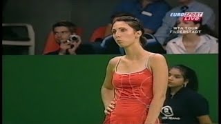 Anastasia Myskina v Nathalie Dechy 2004 Filderstadt 1R highlights [upl. by Catlee]