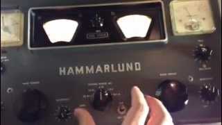 Hammarlund HQ100A with prod detector mod [upl. by Oznarol]