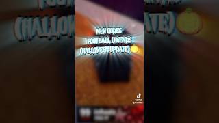 NEW FOOTBALL LEGENDS CODES🎃 isthaatv roblox footballlegends viralvideo [upl. by Daughtry747]