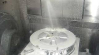 CNC Magnesium Wheel Machining [upl. by Featherstone]