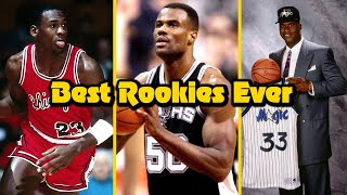 Ranking the 10 GREATEST Rookie Seasons in NBA History [upl. by Nagey26]