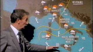 Colonnello Andrea Baroni previsioni meteo gennaio 1985 in edizione completa 3 minuti e mezzo [upl. by Chemaram]