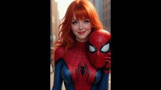 Mary Jane Watson AI marvelcharacters maryjanewatson spiderman marvelcomics mcu ai shorts [upl. by Raveaux]