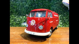 118 Schuco Volkswagen VW T1 Porsche ServiceCar 450029900 [upl. by Aicsile]