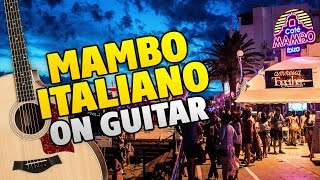 MAMBO ITALIANO Kuhnya OST Fingerstyle guitar cover chords and tabs [upl. by Ednutabab]