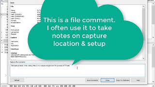 Wireshark Tip 27 Comments [upl. by Elfreda]