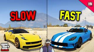 TOP 10 FASTEST CARS In GTA Online [upl. by Mcgruter]