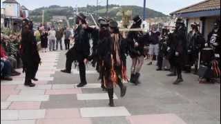 Beltane Border Morris Dancing The BELTANE FIRE DANCE [upl. by Aicul]