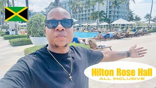 Exploring Montego Bay Jamaica 🇯🇲 Hilton Rose Hall All Incusive [upl. by Schmitz537]