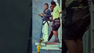 Himalayan Bungy Rishikesh bungee bungeejumping jumping adventure trending viral bungy shorts [upl. by Tallulah]