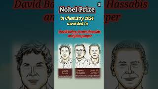 Nobel Prize in Chemistry 2024  Nobel Prize Chemistry Viralshort [upl. by Stover]