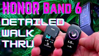 Honor Band 6 Review The Complete Walkthrough  Apps amp Widgets Explained  How To Replace Straps [upl. by Gereron498]