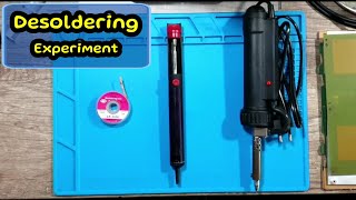 32 Desoldering Experiment  Wick amp Two Pumps [upl. by Fin]