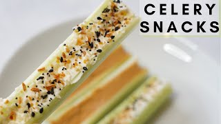 CELERY SNACK RECIPE  2 MINUTE RECIPES shorts [upl. by Balfore]