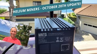 One Minute Crypto 🤠🤙🤙 Helium Miner Oct 20th Update  20 ROI Stats  3 Areas IslandCityRural 4K [upl. by Anatolio]