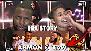 Armon And Trey  Sex Story DROWN PT 2 OFFICIAL MUSIC VIDEO Couples Reaction [upl. by Chaudoin]