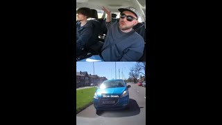 Driving instructor coaches student through road rage encounter [upl. by Belding]