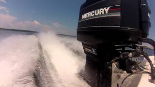 gopro hero3 80 mph boat ride on lake champlain [upl. by Elie735]