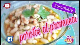 Porotos al Provenzal al escabeche curtido [upl. by Airyt]