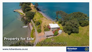 50 Otautu Wharf Road Colville Coromandel [upl. by Eitsyrc66]