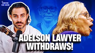 Live Real Lawyer Reacts Adelson Trial Bombshell Stops Trial Before It Starts  Ethical Issues [upl. by Nydnarb]