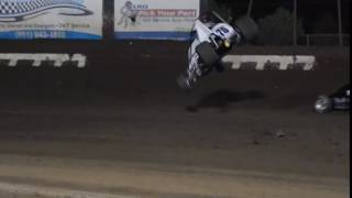 Bill Badger Perris Auto Speedway Crash [upl. by Beebe]