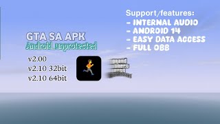 GTA SA APK Unprotected FLA 72 AML 121 Internal Audio Recording support [upl. by Aneleiram692]